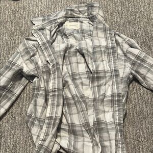 Aeropostale Gray Blazer Classic Plaid Design